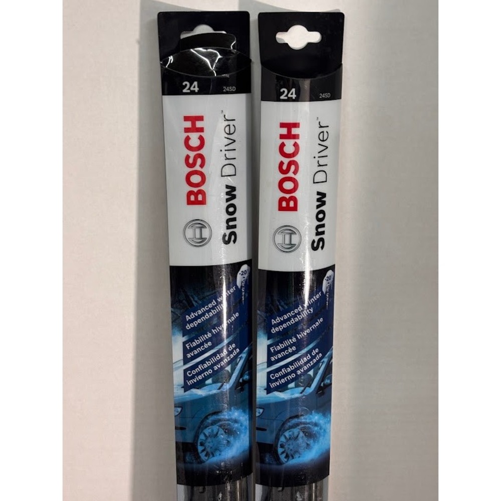 Bosch Snow Driver 24 Inch Winter Beam Wiper Blades 24SD Set of 2 New